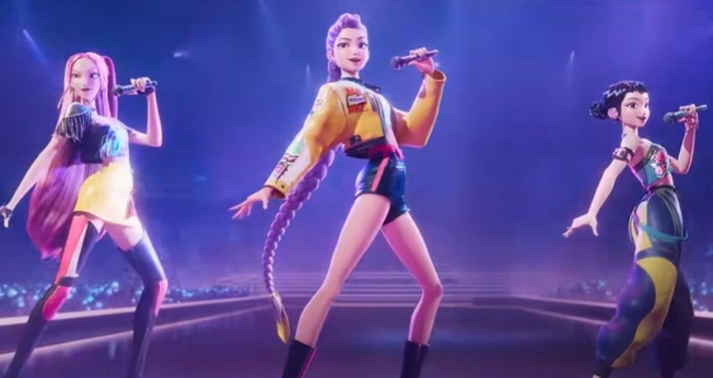 As Guerreiras do K-pop. (Foto: Reprodução/YouTube/Netflix Brasil)