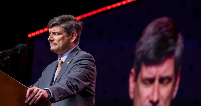 Will Graham pregou no terceiro dia do 4º Congresso Europeu de Evangelização, realizado em Berlim. (Foto: BGEA)