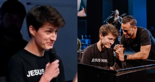 Griffin Barclay foi resgatado por Deus. (Foto: Reprodução/Instagram/Auburn Community Church).