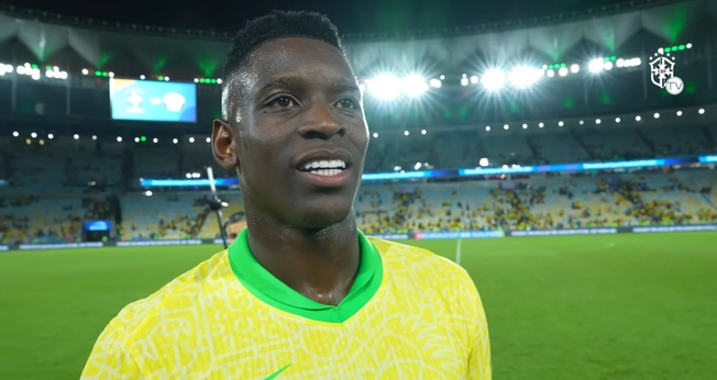 Luiz Henrique. (Foto: Reprodução/YouTube/Confederação Brasileira de Futebol).