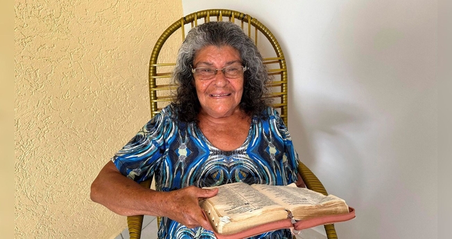 Francisca Barros. (Foto ReproduçãoNotícias AdventistasMaria Aline do Nascimento Oliveira)
