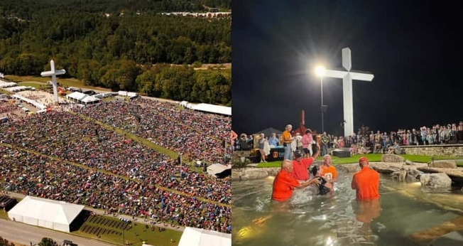 O FaithFest atraiu uma multidão para ouvir o Evangelho. (Foto: Instagram/FaithFest).
