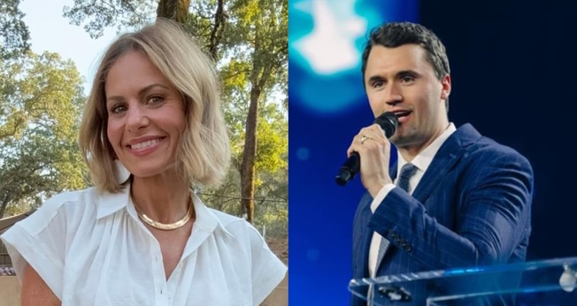A atriz cristã reafirmou seu compromisso de anunciar o Evangelho. (Foto: Instagram/Candace Cameron/Instagram/Charlie Kirk).