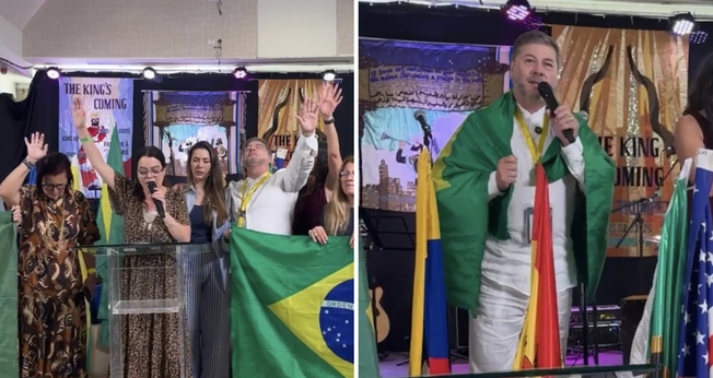 Líderes como Joel Engel e Ana Paula Valadão levantaram um clamor. (Foto: Ministério Engel)
