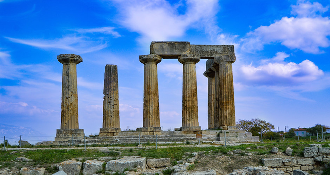 Ruínas de Corinto. (Foto: unpinenelmapa)