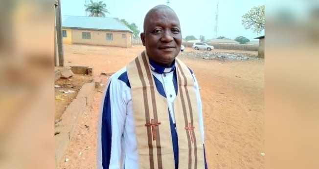 Rev. James Audu Issa. (Foto: Reprodução/Morning Star News/Igreja ECWA, Ekati)