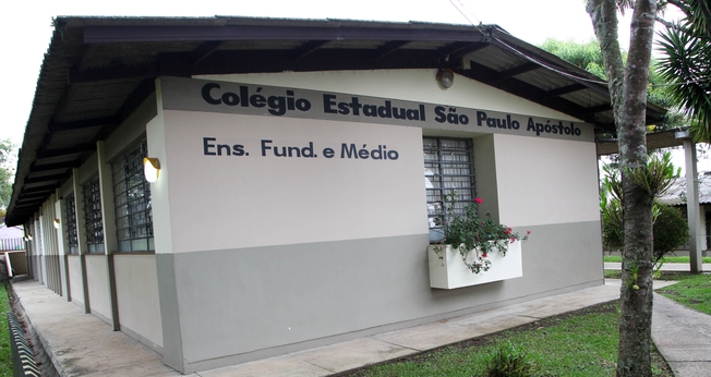 O Colégio Estadual São Paulo Apóstolo registrou uma ocorrência contra o aluno cristão. (Foto: Ari Dias/Agência de Notícias do Governo do Estado do Paraná).