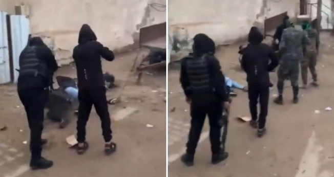 Os terroristas estão executando palestinos e aplicando punições severas. (Foto: Reprodução/X/Ihab Hassan)