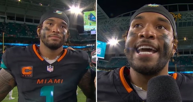 Tua Tagovailoa. (Foto: Reprodução/YouTube/NFL on ESPN)