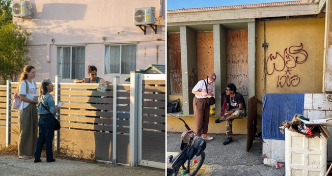 Os cristãos pregaram em diferentes partes da ilha. (Foto: Reprodução/Revive)