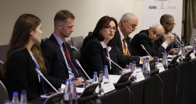 O relatório foi apresentado na Conferência da Dimensão Humana de Varsóvia. (Foto: OSCE/Piotr Dziubak).
