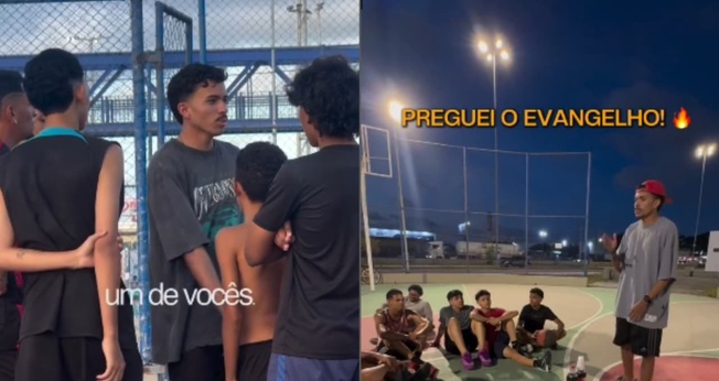 O evangelista Lucas Oliveira usa estratégias para pregar a diferentes pessoas. (Foto: Reprodução/Instagram/Lucas Oliveira).