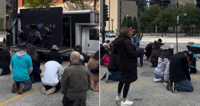  As vidas salvas são resultado da intercessão de um grupo de cristãos em Chicago. (Foto: Reprodução/Instagram/Juan-Elias Riesco).