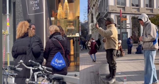 A ação contou com mais de 90 cristãos pregando nas ruas. (Foto: Reprodução/Instagram/Go Revival Europe).