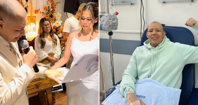 Oséas Santos testemunhou a cura em seu casamento. (Foto: Reprodução/Instagram/Oséas Santos)