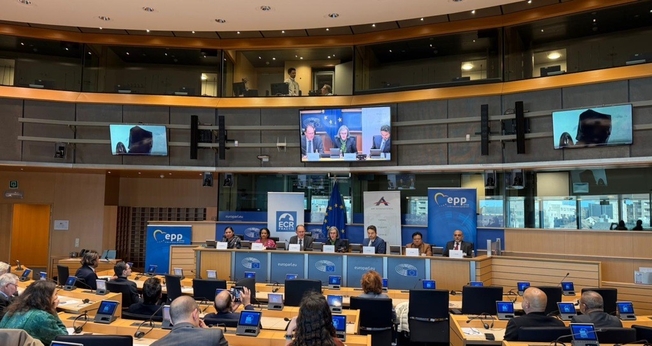 A ADF International organizou um encontro para discutir a perseguição no Parlamento Europeu. (Foto: ADF International).