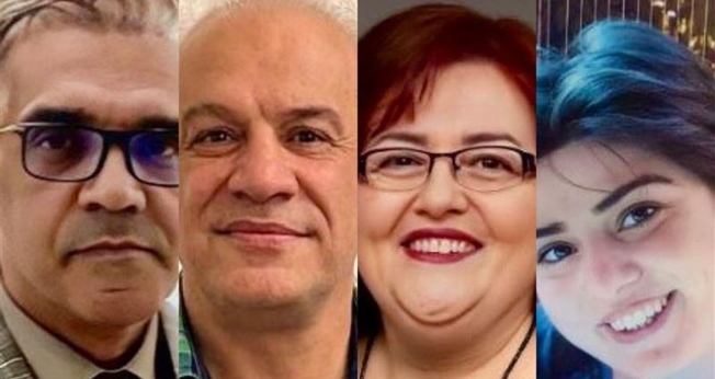 Da esquerda para a direita: Nasser Navard Gol-Tapeh, Joseph e Lida Shahbazian e Aida Najaflou. (Foto: Reprodução/ICC)
