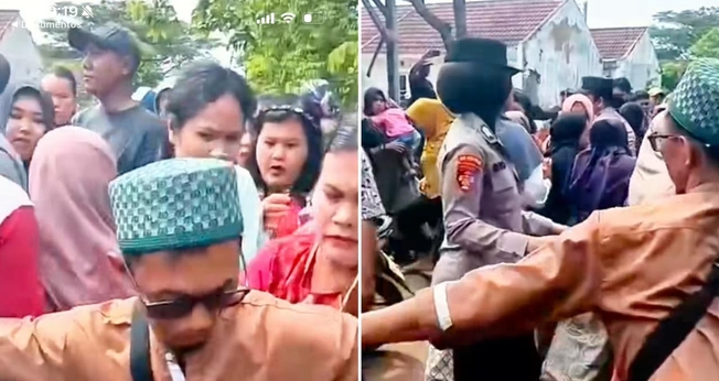 O conflito na Indonésia. (Foto: Reprodução/Instagram/Permadi Arya)
