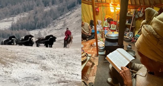 Missão brasileira na Mongólia. (Foto: Reprodução/Instagram/APMT).