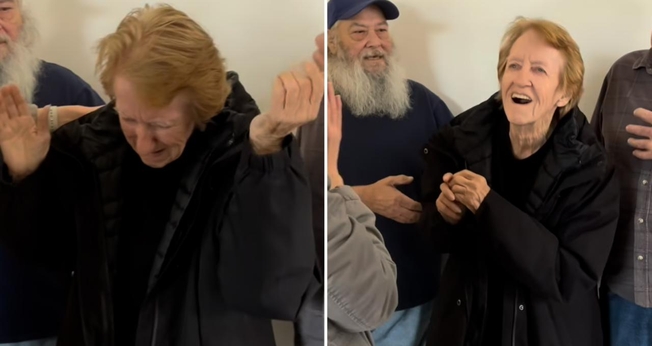 A idosa foi curada instantaneamente após as orações. (Foto: Reprodução/Instagram/Revival House)