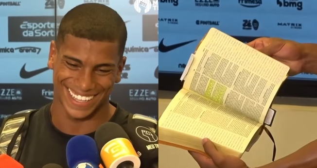 João Vitor Jacaré. (Foto: Reprodução/YouTube/Meu Timão).