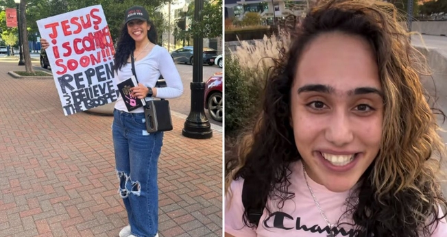 Sara Alzaiem. (Foto: Reprodução/Instagram/Sara Alzaiem/Sean Feucht)