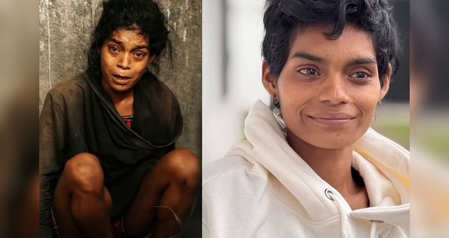 A jovem foi transformada após iniciar o tratamento com princípios cristãos. (Foto: Reprodução/Instagram/Grupo Novo Começo)