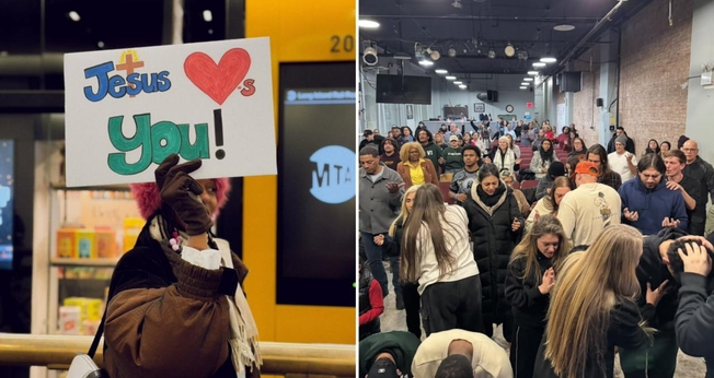 O evangelismo em Nova York. (Foto: Reprodução/Instagram/Philip Renner)