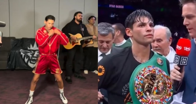 Ryan Garcia fez seu preparo pré-luta com adoração. (Foto: Reprodução/Instagram/Ryan Garcia).