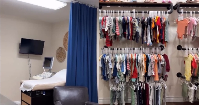 A “Riverside Life Services” serve como alternativa ao aborto. (Foto: Reprodução/Instagram/rafagoiss).