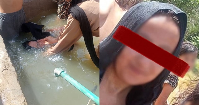 Layla foi batizada em um bebedouro de animais pela prima. (Foto: Instagram/World Challenge).