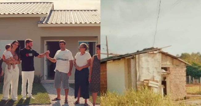 A Abba Pai Church forneceu uma moradia digna à família de 6 pessoas. (Foto: Reprodução/Instagram/Abba Pai Church).