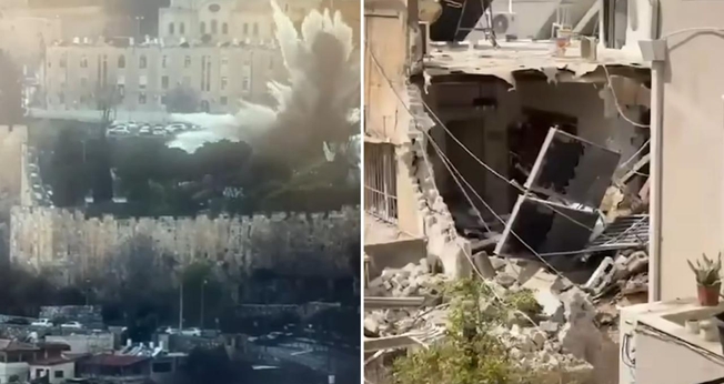 Em meio aos bombardeios, cristãos seguem pregando Jesus. (Foto: Ilustração/Instagram/Hoje no Mundo Militar/André Lajst)