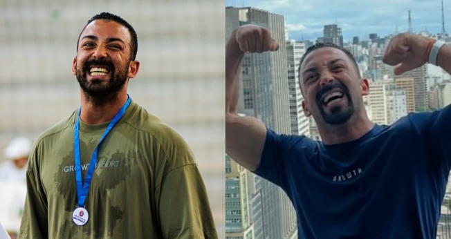 Alex Luz se tornou fisiculturista. (Foto: Reprodução/Instagram/lekaobodybuilder).