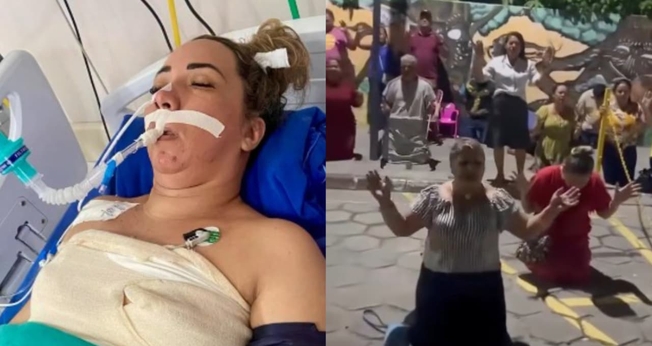 Joyce Brito voltou a ter atividade cerebral após orações. (Foto: Reprodução/ Instagram/Joyce Brito).