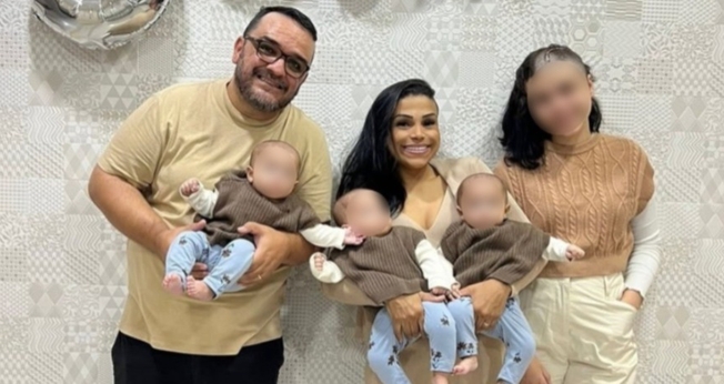 Juliana Alves recebeu um milagre e teve trigêmeas. (Foto: Instagram/Juliana Alves).
