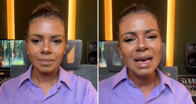 Nívea Soares. (Foto: Reprodução/YouTube/Karina Bacchi)