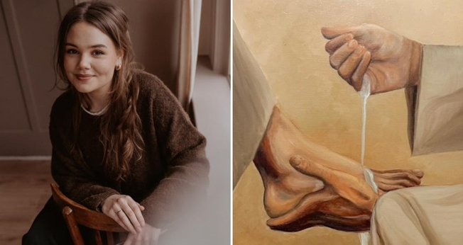 A artista cristã Leonie Gort. (Foto: Reprodução/Leonie Gort)