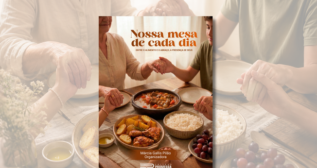 Livro une receitas, fé e memórias afetivas em torno da comunhão à mesa. (Foto: Divulgação)