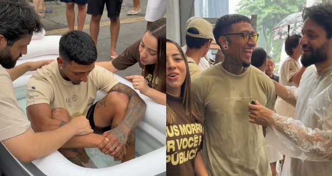 José foi tocado por Deus. (Foto: Reprodução/Instagram/Allan Machado).