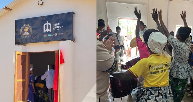 Os cristãos celebraram a inauguração da igreja. (Foto: Instagram/abbachurchmarlboro).