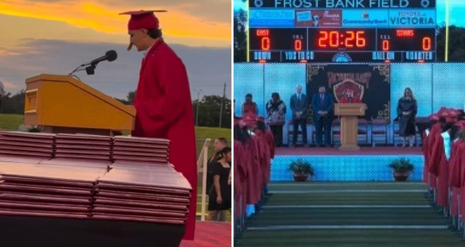 Joshua na formatura. (Foto: Reprodução/Instagram/Joshua Rivera)