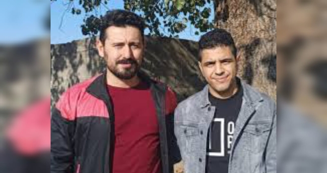 Ahmad Sarparast e Ayoob Poor-Rezazadeh. (Foto: Article 18).