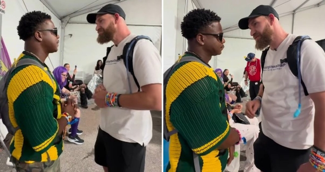 Philip evangelizando o jovem. (Foto: Reprodução/Instagram/Philip Renner)