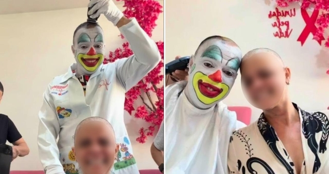 Marcos e Viviane. (Foto: Reprodução/Instagram/Palhaço Alegria)
