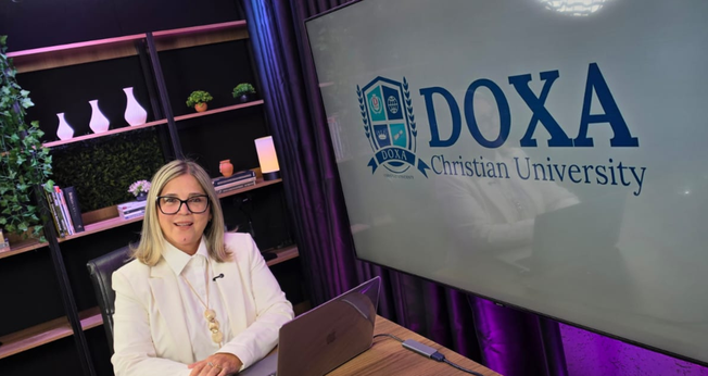 Marisa Lobo na Doxa Christian University, onde coordenará a pós-graduação em Psicologia Cristã voltada ao público de língua portuguesa. (Foto: arquivo pessoal)