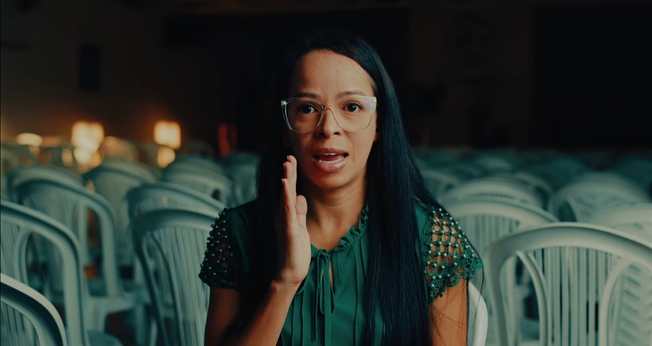 Jany Lima. (Foto: Reprodução/YouTube/Poder de Deus).