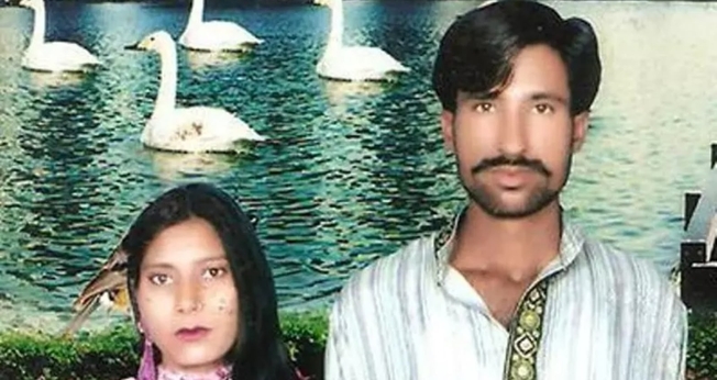 O casal cristão Shahzad Masih e Shama Bibi. (Foto: Reprodução/ACN)