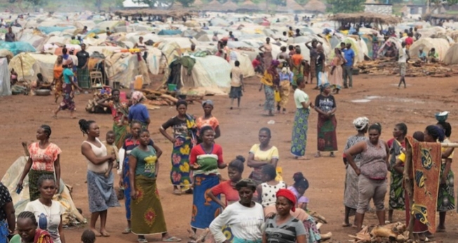 Acampamento de deslocados internos na Nigéria. (Foto: Portas Abertas).