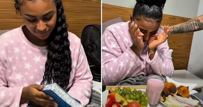 Jade se emocionou ao conhecer o amor de Jesus. (Foto: Reprodução/Instagram/Laerte Dantas)
